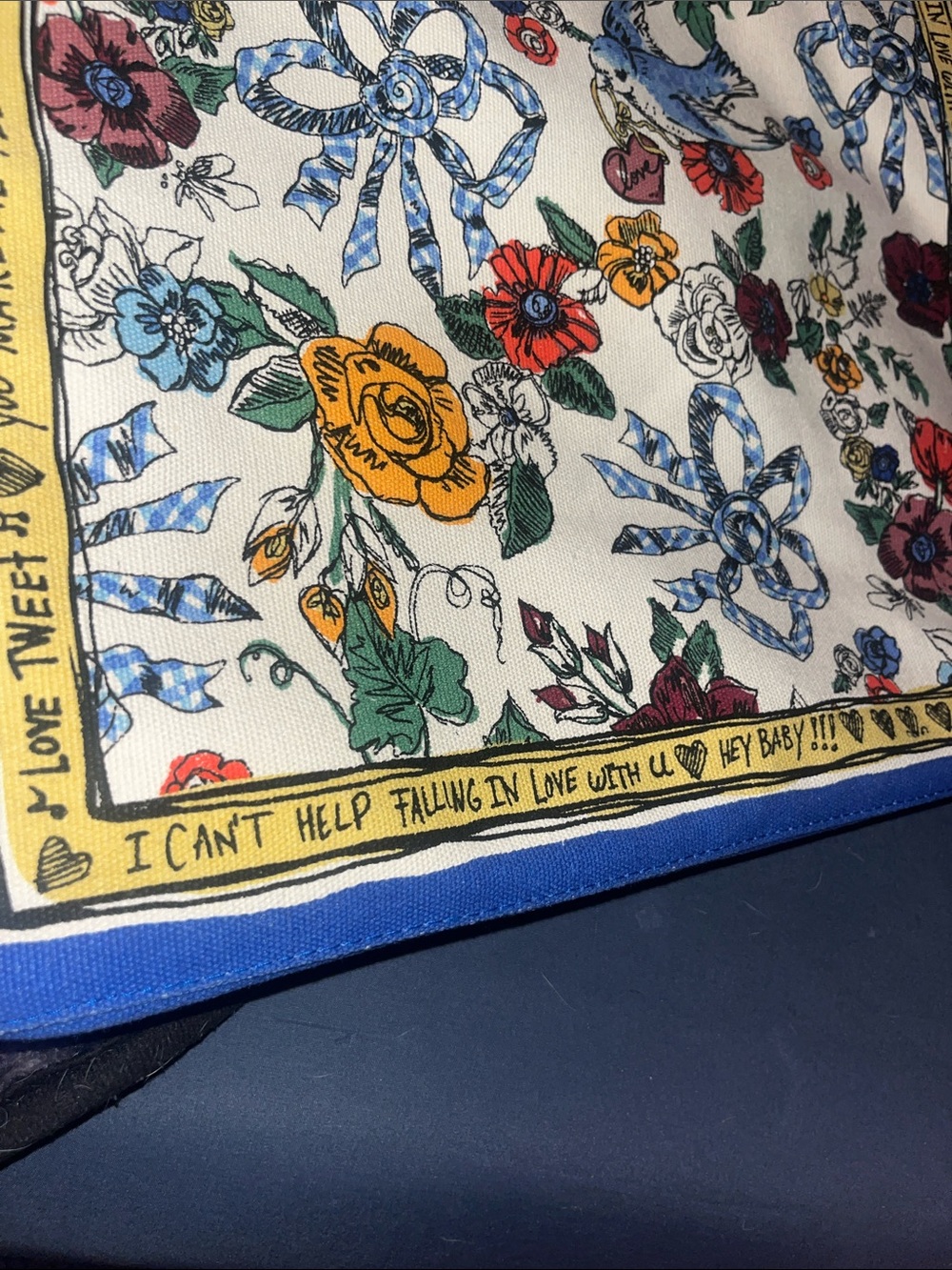 Brighton & Tom Clancy NWOT Tied With Love Tote Bag - Picture 5 of 8